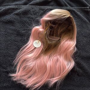 Chic Pink Ombre Wig for Women